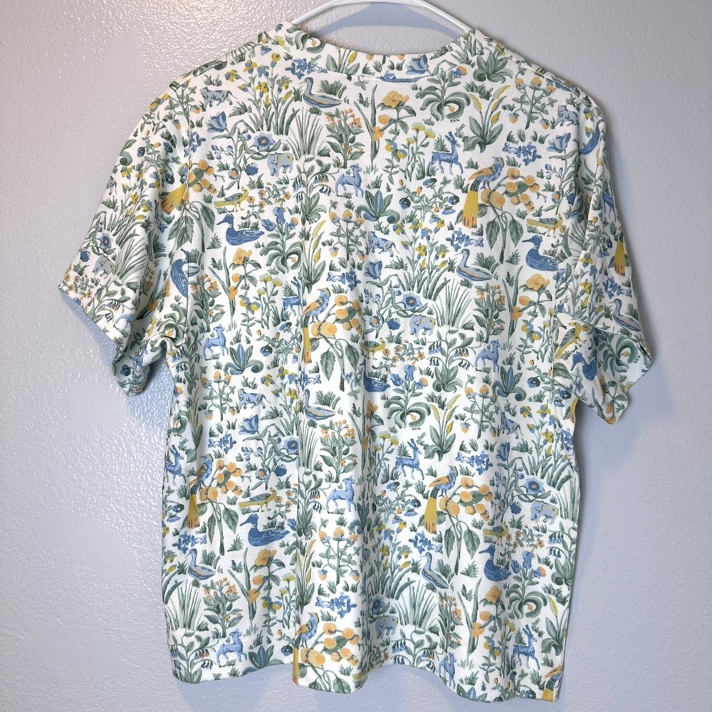 Hill House Size-S The Charlotte‎ Sleep Tee Multi Sherwood Forest Shirt - Picture 5 of 7
